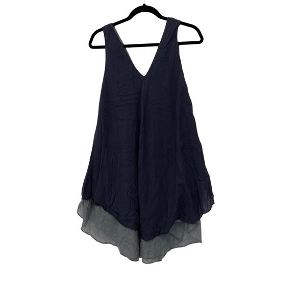 dark blue dress sleeveless lagan look womens‎ gray Size: OS - Picture 1 of 7